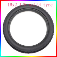 16 inch Tyre 16x2 1/8 Solid tire Electric Vehicle for Bicycle Mountain bike Folding E-bike Non Inflation solid tyre