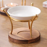 Ceramic Essential Oil Burner Fragrance Warmer Tealight Candle Holder Aroma Diffuser Wax Melt Warmer For Home Yoga Spa Meditation