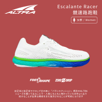 【Altra】女款 Escalante Racer 競速路跑鞋-白綠 ALTW1933B-130(登山鞋/運動鞋/戶外鞋)