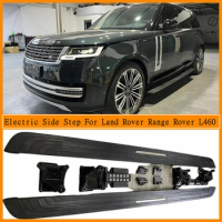 Electric Running Board Side Step For Land Rover Range Rover L460 2022 2023 2024 Automatic Switch Door Control Original Nerf Bar