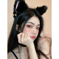 【D.Nymph 丁妮芙】貓耳鈴鐺髮箍(貓耳朵髮箍 貓耳朵 貓耳 貓耳髮箍 貓咪髮箍 髮箍)