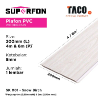 TACO PLAFON PVC GLOSSY SUPERFON - (Perlembar)