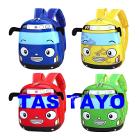 Tas Ransel Anak Laki-laki Model Bus Tayo Bag Kids Motif Fashion