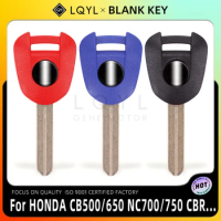 LQYL New Blank Key Motorcycle Replace Uncut Keys For HONDA CBR600RR CBR1000RR CB650F CB500X VFR800 CBR1000 NC700 NC750 X CBR250