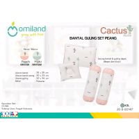 Omiland Bantal Guling Bayi Set Peang Cactus Series