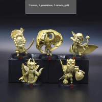 Bộ 5 mô hình Anime Game DOTA2 trong hộp Dota bao gồm Soul Guardian, Javelin, Silent Sorcerer và nhiề
