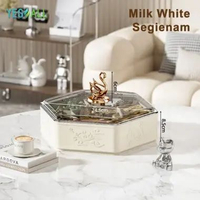 ZS - Toples Lebaran Segi 6 - Toples Aesthetic / Toples Kue Kering / Toples Kue / Tempat Kue Basah Da