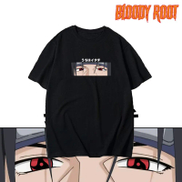 Kaos Uchiha Itachi / T-shirt Anime Naruto Shippuden Itachi / Bloody Root / Rebahan Shop