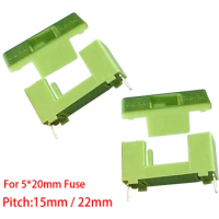 5*20mm 5x20mm 6.3A 250V 15mm 22mm Pitch PTF-77/78 PCB Board Welding Panel Mount Socket Block Box Fuse Holder With Cover