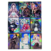 100PCS Holographic Animation YuGiOh Card Sleeves Trading Cards Protector Shield Laser Cute Card Deck Cover Japanese Size 63x90mm