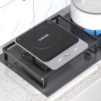Kitchen Storage Rack Gas Stove Cover Board Multi-layer Storage Rack Induction Cooker Stand Stove Top