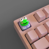 1pc Personalized Little Frog Key Cap Creative Three-dimensional Keycap for Cross-axis Mechanical Key