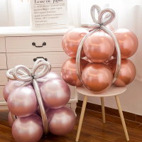 超可愛金屬色禮物氣球1組-多色任選(生日氣球 派對佈置 周歲 情人節 母親節 兒童節 裝飾 布置)