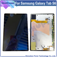 100% Tested For Samsung Galaxy Tab S6 SM-T860 SM-T865 LCD Display Touch Screen Digitizer Assembly Replacement
