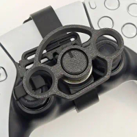 Game Controller Steering Wheel for Sony PS5 PS5 Slim Racing Game Accessories 3D Printing Handle Steering Wheel Attachment