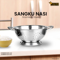 Sangku Nasi Stainless Steel 22 Cm STSN0122 - Golden Flying Fish