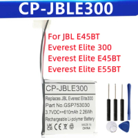 CP-JBLE300 Battery Wireless Headset Batter For JBL E45BT Everest Elite 300 Everest Elite E45BT E55BT GSP753030 + Free Tools