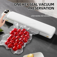 LCD Touchscreen Vacuum Food Sealer for Home Automatic Food Pumping Packaging Machine Food Storage Fresh Fresh-keeping Machine