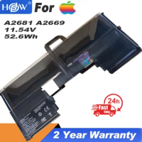 A2669 A2681 11.54V 52.6WH 4561MAH New Laptop battery for Apple MacBook Air 13 inch M2 2022 Year