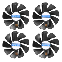 4X 95mm CF1015H12D DC12V Video Card Cooler Cooling Fan Replace for Sapphire NITRO RX480 8G RX 470 4G GDDR5 RX570 4G