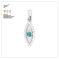Debutgems จี้เงินแท้ ทรงอีวิลอาย รุ่น CN-1138