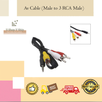 Male to 3 RCA Male AV Adapter Cable 1.0m or Audio Cable or TV DVD Player MyTV / HyppTV Cable Accesso