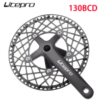 LP Litepro 130 Bcd Crown 53t 56t 58t MTB Bicycle Chain Ring BMX Mountain Bike Bicycle Crankset Chainring For Folding Bike
