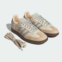 【adidas 愛迪達】SAMBA OG 運動休閒鞋(JH7299 女鞋 ORIGINALS經典休閒鞋 奶油灰藍)