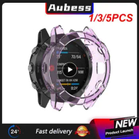 1/3/5PCS Smart Watch Protective Cover for Garmin Fenix 6 6S 6X Soft TPU Watch Case Bumper Frame Wristbands Shell Accessories