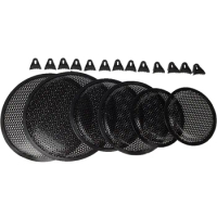 For 5"/6.5"/8"/10"/12"/15" Inch Car Audio Speaker Conversion Net Cover Decorative Circle Metal Mesh Grill Protection