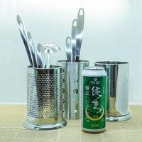 不銹鋼收納筒筷子籠刀叉座餐廚具瀝水盒竹簽鋼簽圓筒吧臺吸管筒桶