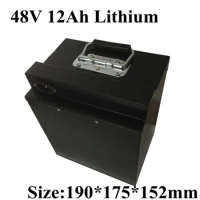 Li ion 48V 60V 72V 20Ah Lithium battery high-rate discharge battery pack rechargeable BMS inside kart ebike + charger