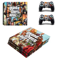 GTA5 GTA 5 PS4 Pro Stickers Play station 4 Skin Sticker Decal For PlayStation 4 PS4 Pro Console &amp; Controller Skins Vinyl