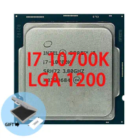 Intel Core i7-10700K i7 10700K CPU Processor L2=2M L3=16M 125W 3.8 GHz Eight-Core 16-Thread LGA 1200