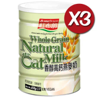《紅布朗》香醇高鈣燕麥奶罐(850g/罐)X3