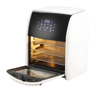 Kitchen Electric Deep Fryers Home Appliances 1800W 9L Digital Display Electric Air Fryer