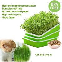 Durable Soilless Planting Plastic Wheatgrass Green Seedling Tray Gardening Tools Hydroponic Vegetable Soilless cultivation