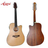 12 String Electric Acoustic Guitar 41 Inch Left Hand and Right hand Music Instrument Guitar with EQ