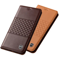 Genuine Leather Magnetic Holster Flip Case For OnePlus Nord N10 5G/OnePlus Nord N100/OnePlus Nord 5G Phone Cases With Kickstand