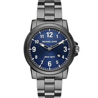 Michael Kors-指定商品-超凡時尚紳士錶(MK8499)-42mm-藍面鋼帶【刷卡回饋 分期0利率】【APP下單22%點數回饋】