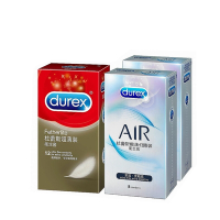 【Durex杜蕾斯】AIR輕薄幻隱裝衛生套8入*2盒+超薄裝12入