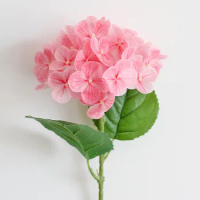 Artificial Flowers Plastic Hydrangea Branch 3D Printing Fake Flower Shopping Mall Decoration Simulation White Hydrangea Floral