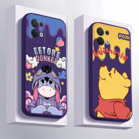 Cute Winnie Bear Disney Phone Case For OPPO FIND X5 X3 X2 Pro Lite Neo OPPO Reno 9 8 7 Pro Lite 8T 8Z 7Z 5G Carcasa