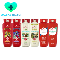 Sữa tắm Old Spice dạng gel cho nam, hương nước hoa nam tính, tích hợp sữa rửa mặt thơm lâu 24/7, đa 