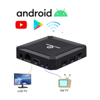 Sightondvb Allwinner H313 android TV Box 4k, Android 10.0 receiver, IPTV Media Player for Smart TV &amp; old Television