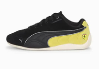 Sepatu Casual Ferrari Speedcat PUMA Black-Speed Yellow 309125 01 45