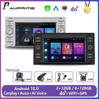 AMPrime Android 7inch Car Radio Multimedia Player For Transit Fiesta Focus Galaxy Mondeo Fusion Kuga C-Max S-Max 2 din Autoradio