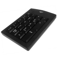fujiei 18Key 數字鍵盤-筆電數字鍵盤 財務會計用USB有線外接小鍵盤超薄迷你