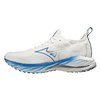 Mizuno Wave Neo Wind [J1GC227801] 男 慢跑鞋 運動 路跑 高緩衝 襪套式 美津濃 白藍