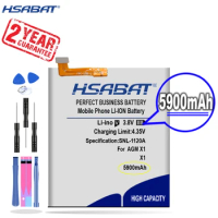 New Arrival [ HSABAT ] 5900mAh Replacement Battery for AGM X1